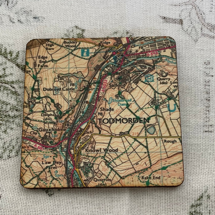OS Map Fridge Magnet
