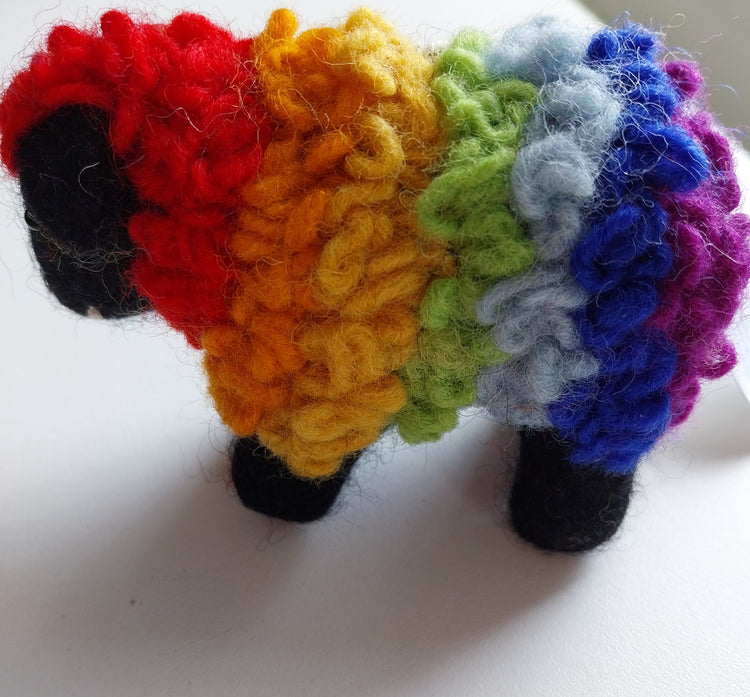 Free standing Rainbow Sheep