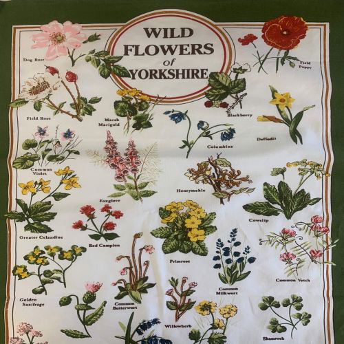 Yorkshire Wildflower Tea Towel