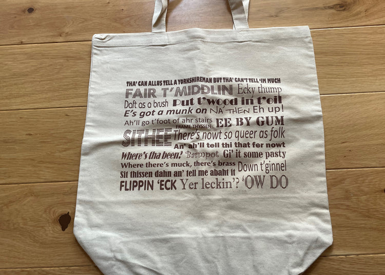 Yorkshire Dialect Tote Bag
