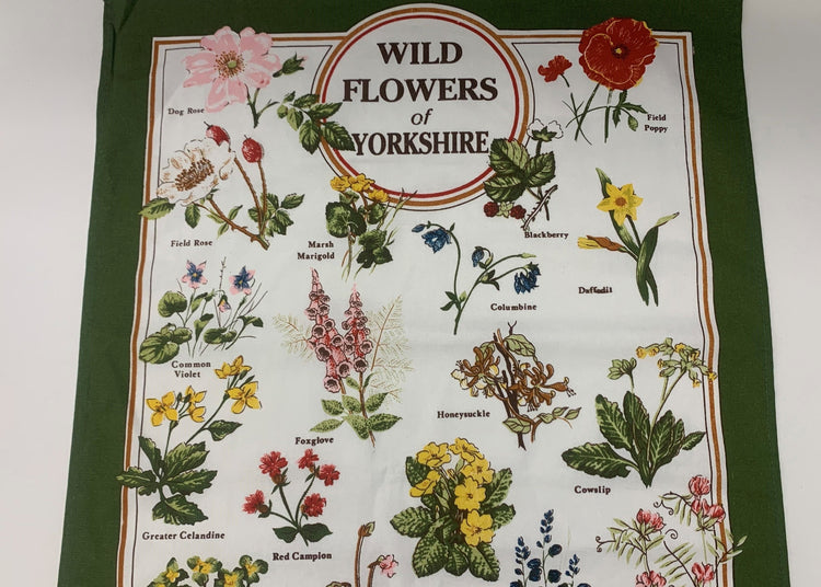 Yorkshire Wildflower Tea Towel