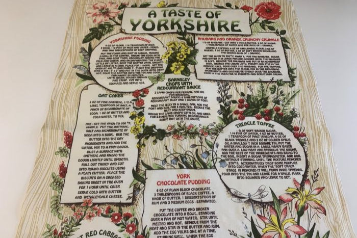 'A Taste of Yorkshire' Tea Towel