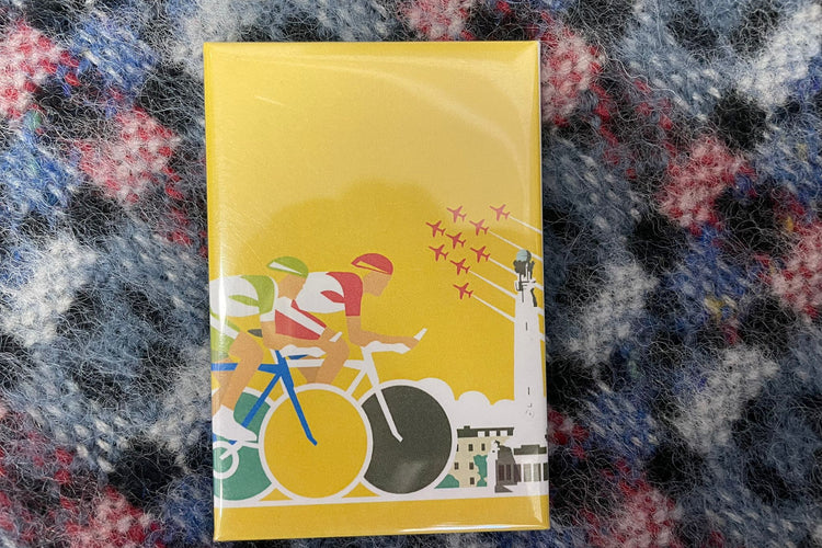 Tour de Yorkshire Fridge Magnet