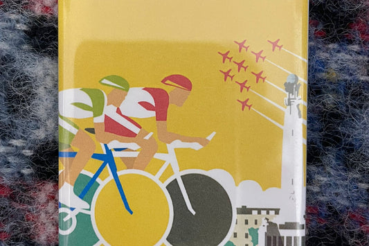 Tour de Yorkshire Fridge Magnet