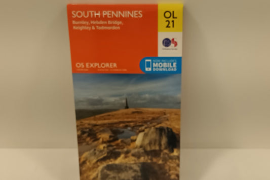 South Pennines OS Map