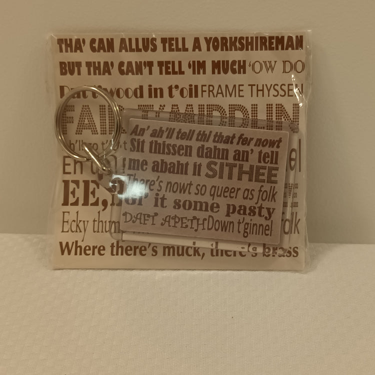Yorkshire Dialect Keyring