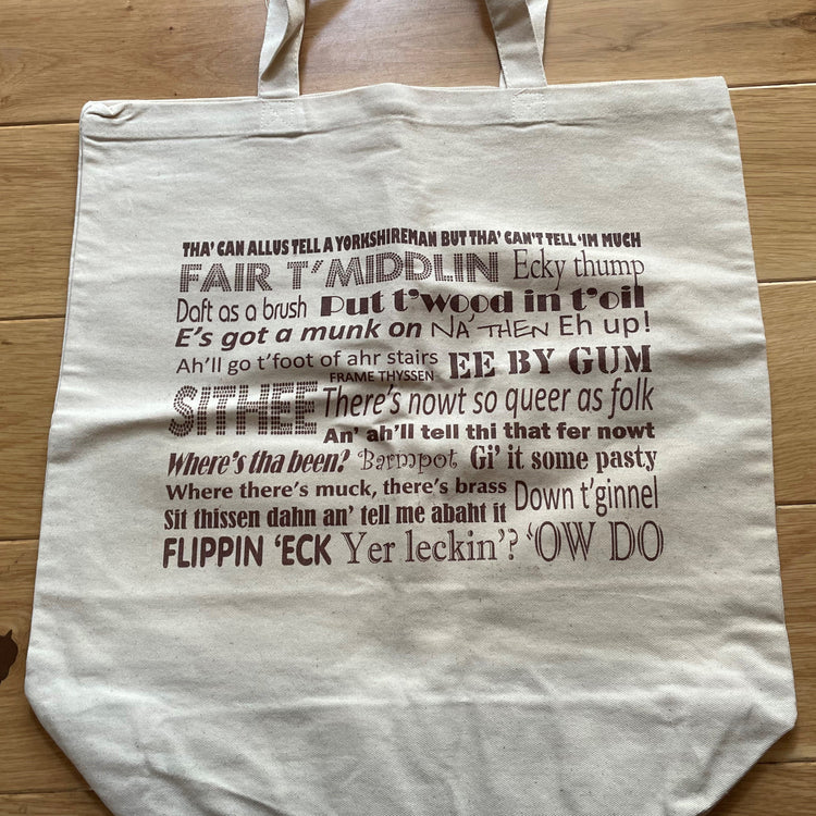 Yorkshire Dialect Tote Bag